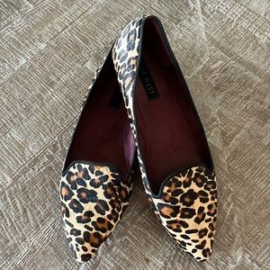 Nine West animal print  flats size 7 1/2